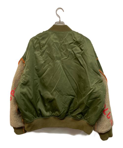 DISCOVERED（ディスカバード）DISCOVERED (ディスカバード) BOA SLEEVE MA-1 オリーブ サイズ:SIZE 3の古着・服飾アイテム