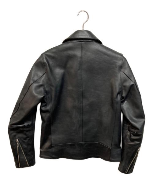 green label relaxing（グリーンレーベルリラクシング）green label relaxing (グリーンレーベルリラクシング) ソフトカウ ダブル ライダース ブラック サイズ:Mの古着・服飾アイテム