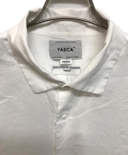 YAECA（ヤエカ）YAECA (ヤエカ) COMFORT SHIRT EXTRA WIDE ホワイト サイズ:Mの古着・服飾アイテム