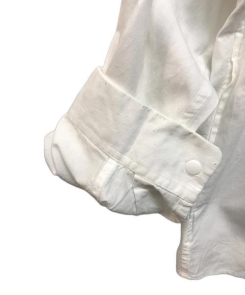 YAECA（ヤエカ）YAECA (ヤエカ) COMFORT SHIRT EXTRA WIDE ホワイト サイズ:Mの古着・服飾アイテム