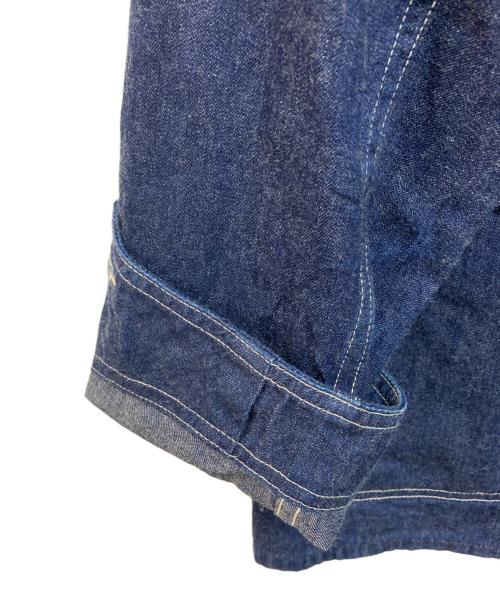 HEADLIGHT（ヘッドライト）HEADLIGHT (ヘッドライト) 10oz. BLUE DENIM WW II WORK COAT インディゴ サイズ:Mの古着・服飾アイテム