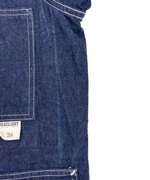 HEADLIGHT（ヘッドライト）HEADLIGHT (ヘッドライト) 10oz. BLUE DENIM WW II WORK COAT インディゴ サイズ:Mの古着・服飾アイテム