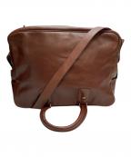 Maison Margiela×H&Mメゾンマルジェラ×エイチアンドエム）の古着「2WAYレザーショルダーバッグ」｜ブラウン