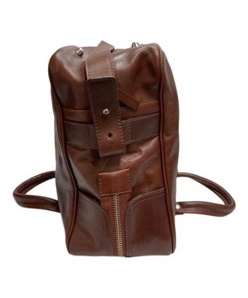 Maison Margiela（メゾンマルジェラ）Maison Margiela (メゾンマルジェラ) H&M (エイチアンドエム) 2WAYレザーショルダーバッグ ブラウンの古着・服飾アイテム