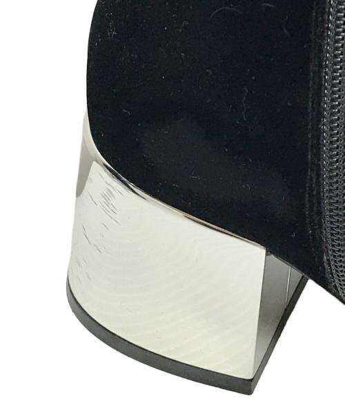 MM6 Maison Margiela（エムエムシックスメゾンマルジェラ）MM6 Maison Margiela (エムエムシックスメゾンマルジェラ) VELVET BOOTS ブラック サイズ:37の古着・服飾アイテム