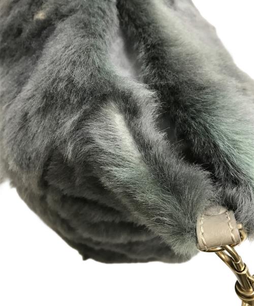 GIORGIO ARMANI（ジョルジョアルマーニ）GIORGIO ARMANI (ジョルジョアルマーニ) エコファー2WAYバッグ グレーの古着・服飾アイテム