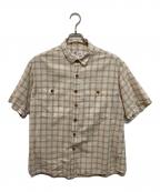 CTC STOREシーティーシーストア）の古着「OTG CHECK SHIRT SAND」｜ベージュ