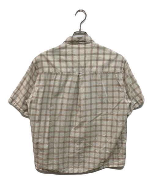 CTC STORE（シーティーシーストア）CTC STORE (シーティーシーストア) OTG CHECK SHIRT SAND ベージュ サイズ:Lの古着・服飾アイテム
