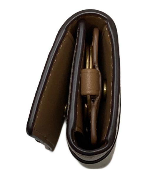 COACH（コーチ）COACH (コーチ) 6 リング キー ケース・ホース アンド キャリッジ プリント アイボリーの古着・服飾アイテム