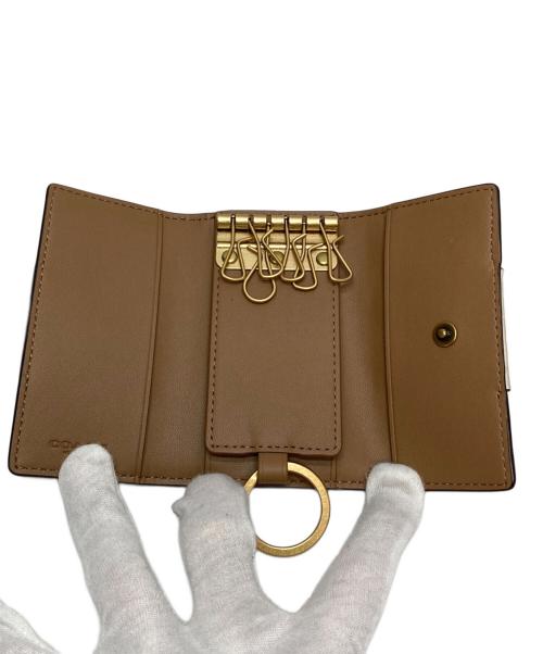 COACH（コーチ）COACH (コーチ) 6 リング キー ケース・ホース アンド キャリッジ プリント アイボリーの古着・服飾アイテム