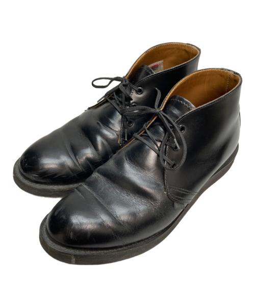RED WING（レッドウィング）RED WING (レッドウィング) ポストマン チャッカブーツ ブラック サイズ:9の古着・服飾アイテム