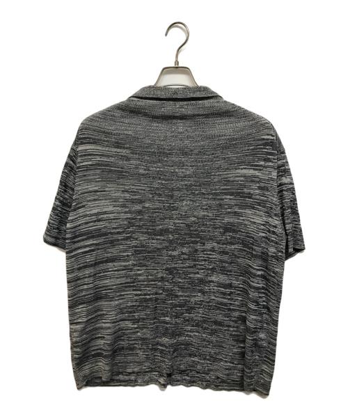 Yohji Yamamoto pour homme（ヨウジヤマモト プールオム）Yohji Yamamoto pour homme (ヨウジヤマモト プールオム) S/Sニットシャツ グレー サイズ:3の古着・服飾アイテム