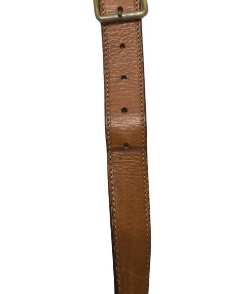 CELINE（セリーヌ）CELINE (セリーヌ) マカダム柄フラップショルダーバッグ ブラウンの古着・服飾アイテム