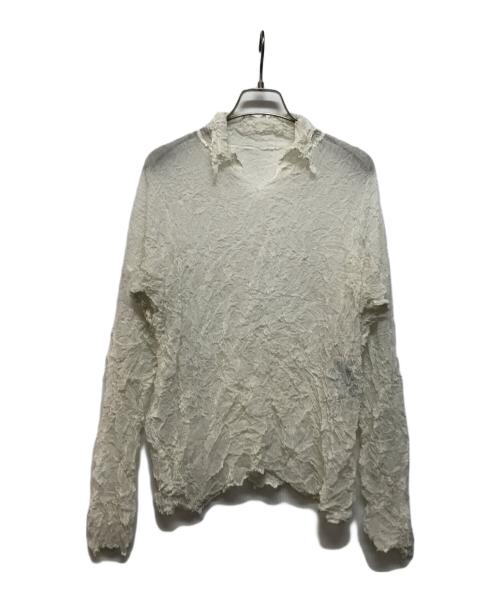 ISSEY MIYAKE PERMANENTE（イッセイミヤケ ペルマネンテ）ISSEY MIYAKE PERMANENTE (イッセイミヤケ ペルマネンテ) パーマネントカットソー ホワイト サイズ:2の古着・服飾アイテム