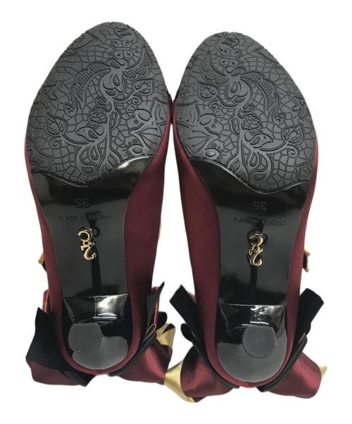 DISNEY（ディズニー）Disney (ディズニー) アイコニック シューズオブジェ パンプス レッド サイズ:35の古着・服飾アイテム