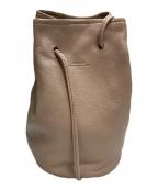 SLOWスロウ）の古着「巾着ショルダーバッグ」｜グレージュ