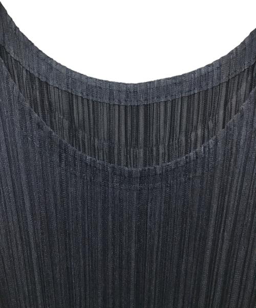 PLEATS PLEASE（プリーツプリーズ）PLEATS PLEASE (プリーツプリーズ) ノースリーブワンピース ネイビー サイズ:2の古着・服飾アイテム