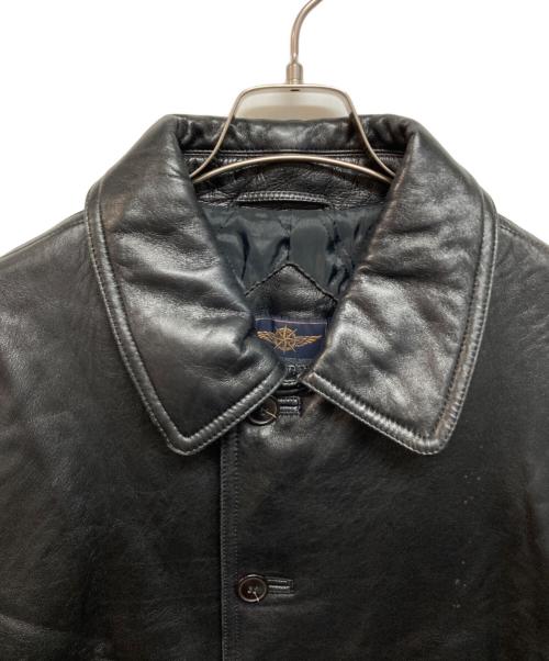COMME CA DU MODE MEN（コムサデモードメン）COMME CA DU MODE MEN (コムサデモードメン) レザーコート ブラック サイズ:-の古着・服飾アイテム