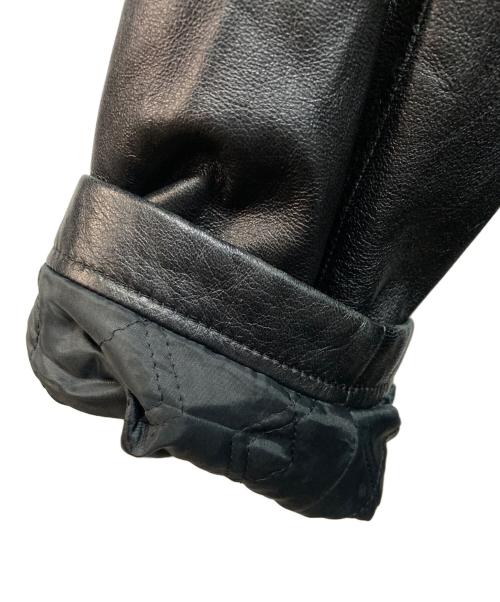 COMME CA DU MODE MEN（コムサデモードメン）COMME CA DU MODE MEN (コムサデモードメン) レザーコート ブラック サイズ:-の古着・服飾アイテム