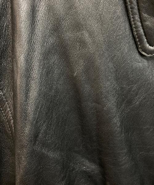 COMME CA DU MODE MEN（コムサデモードメン）COMME CA DU MODE MEN (コムサデモードメン) レザーコート ブラック サイズ:-の古着・服飾アイテム