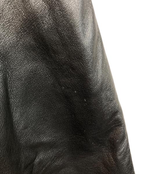 COMME CA DU MODE MEN（コムサデモードメン）COMME CA DU MODE MEN (コムサデモードメン) レザーコート ブラック サイズ:-の古着・服飾アイテム