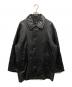 COMME CA DU MODE MEN（コムサデモードメン）の古着「レザーコート」｜ブラック