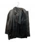 中古・古着 COMME CA DU MODE MEN (コムサデモードメン) レザーコート ブラック サイズ:-：9000円