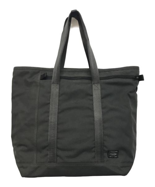PORTER（ポーター）PORTER (ポーター) TENSION  TOTE BAG グレーの古着・服飾アイテム