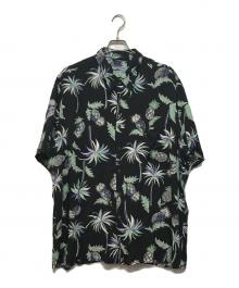 reyn spooner（レイン スプナー）の古着「80-90sアロハシャツ」｜ブラック