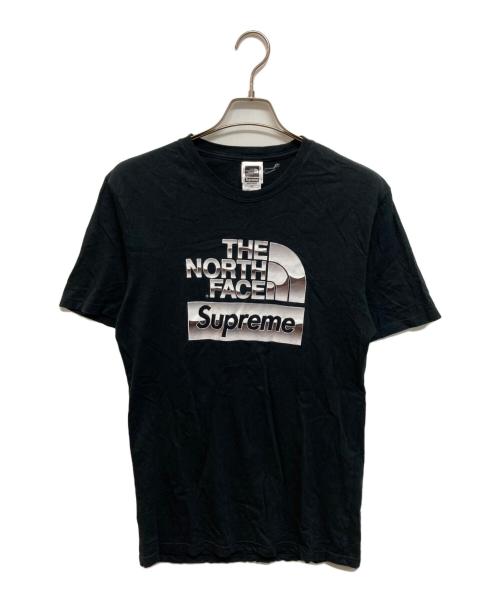 SUPREME（シュプリーム）Supreme (シュプリーム) THE NORTH FACE (ザ ノース フェイス) METALIC LOGO TEE ブラック サイズ:Sの古着・服飾アイテム