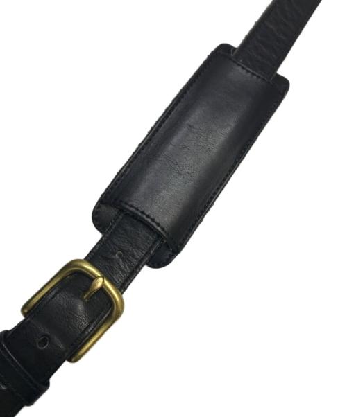 COACH（コーチ）COACH (コーチ) ヴィンテージレザーメッセンジャーバッグ ブラックの古着・服飾アイテム