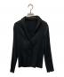ISSEY MIYAKE FETE（イッセイミヤケフェット）の古着「ショールカラープリーツカーディガン」｜ブラック