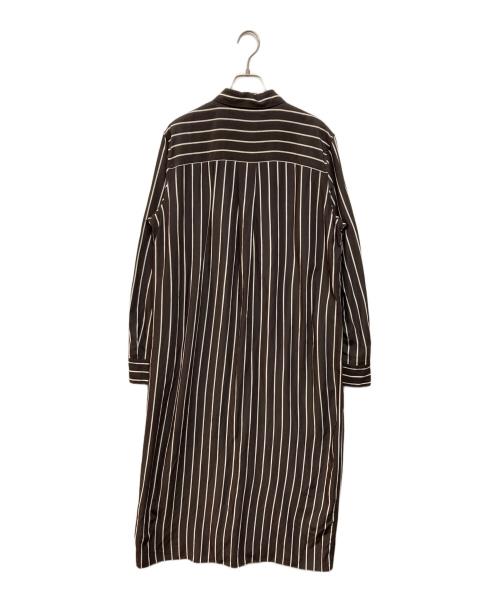 R'IAM-Plage（リアムプラージュ）R'IAM-Plage (リアムプラージュ) ストライプワンピース ブラウン サイズ:38の古着・服飾アイテム