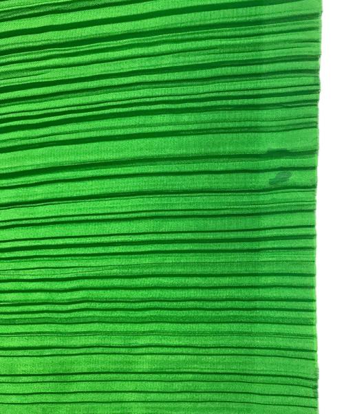 PLEATS PLEASE（プリーツプリーズ）PLEATS PLEASE (プリーツプリーズ) プリーツポンチョ グリーン サイズ:-の古着・服飾アイテム