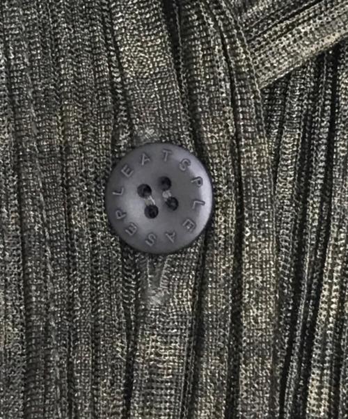 PLEATS PLEASE（プリーツプリーズ）PLEATS PLEASE (プリーツプリーズ) ボウタイワンピース カーキ サイズ:4の古着・服飾アイテム