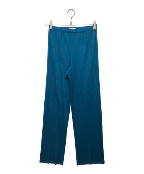 PLEATS PLEASE（プリーツプリーズ）PLEATS PLEASE (プリーツプリーズ) プリーツパンツ ブルー サイズ:2の古着・服飾アイテム