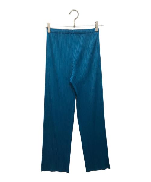 PLEATS PLEASE（プリーツプリーズ）PLEATS PLEASE (プリーツプリーズ) プリーツパンツ ブルー サイズ:2の古着・服飾アイテム