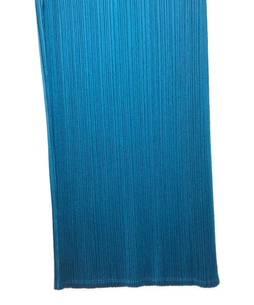 PLEATS PLEASE（プリーツプリーズ）PLEATS PLEASE (プリーツプリーズ) プリーツパンツ ブルー サイズ:2の古着・服飾アイテム