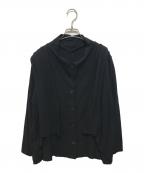 慈雨ジウ）の古着「デザインジャケット」｜ブラック