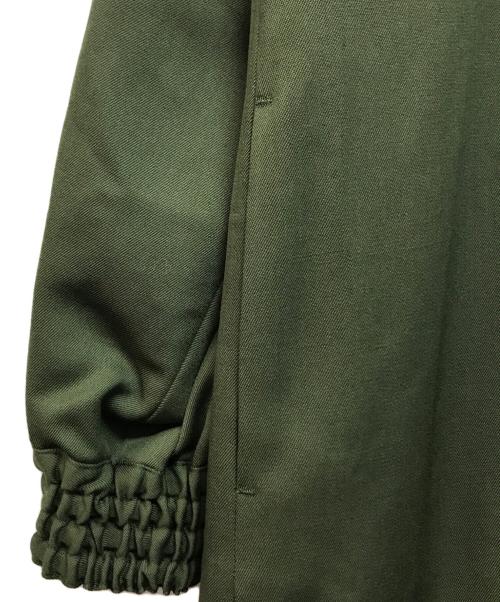 GRANDMA MAMA DAUGHTER（グランマママドーター）GRANDMA MAMA DAUGHTER (グランマママドーター) フロントステッチウールワンピース オリーブの古着・服飾アイテム