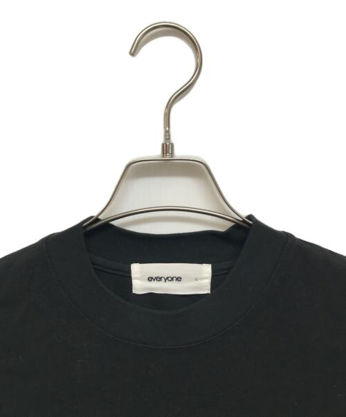 everyone（エブリワン）everyone (エブリワン) Cotton S/S T-Shirt ブラック サイズ:Lの古着・服飾アイテム