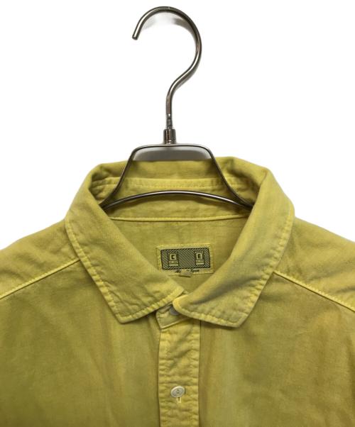 C.E（シーイー）C.E (シーイー キャブエンプト) バックプリントシャツ イエロー サイズ:Mの古着・服飾アイテム