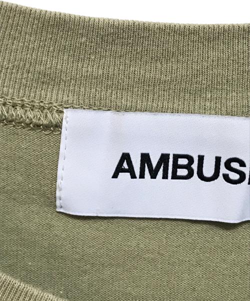 AMBUSH（アンブッシュ）AMBUSH (アンブッシュ) ロゴプリントTシャツ カーキ サイズ:2の古着・服飾アイテム