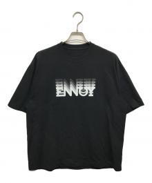 ENNOY（エンノイ）の古着「Electric Logo GradationTee」｜ブラック