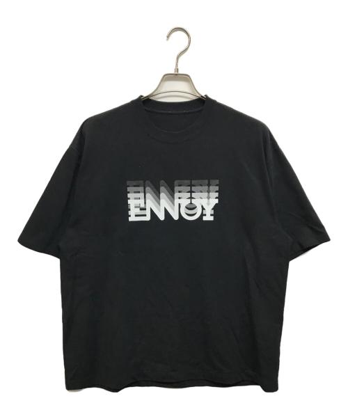 ENNOY（エンノイ）ENNOY (エンノイ) Electric Logo GradationTee ブラック サイズ:Lの古着・服飾アイテム