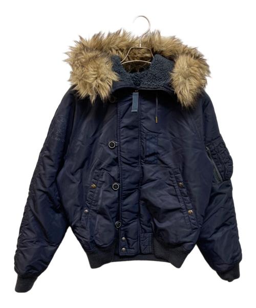 POLO RALPH LAUREN（ポロ・ラルフローレン）POLO RALPH LAUREN (ポロ・ラルフローレン) N-2Bジャケット ネイビー サイズ:Sの古着・服飾アイテム