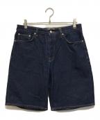 stussyステューシー）の古着「BIG OL' SHORT DENIM」｜インディゴ