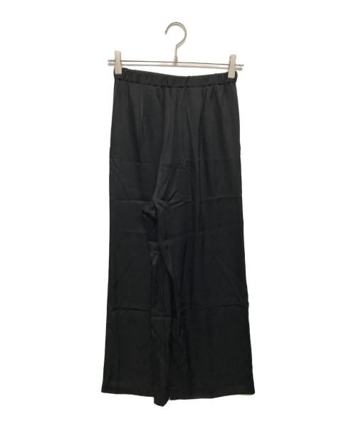 Noble（ノーブル）Noble (ノーブル) ルナサテンコンフォートパンツ ブラック サイズ:36の古着・服飾アイテム