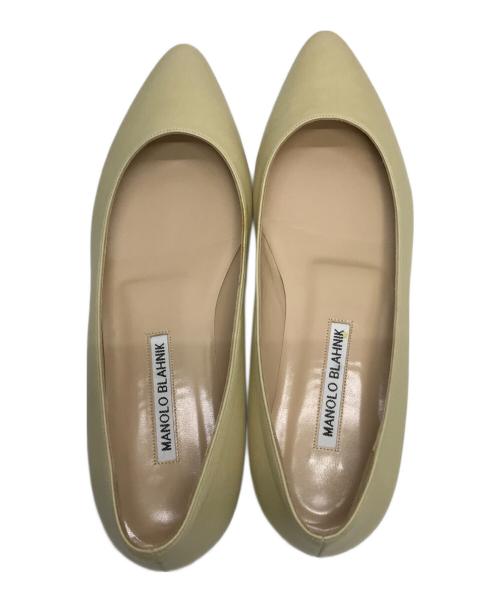 Manolo Blahnik（マノロブラニク）Manolo Blahnik (マノロブラニク) BBFLAT パンプス ベージュ サイズ:7の古着・服飾アイテム