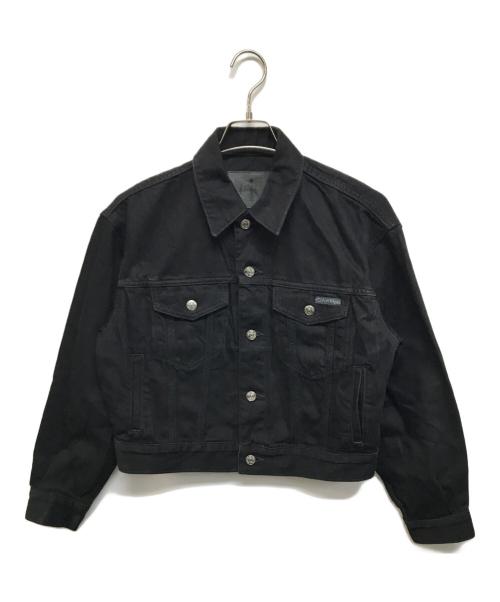 ck Calvin Klein（シーケーカルバンクライン）ck Calvin Klein (シーケーカルバンクライン) 90sトラッカーデニムジャケット ブラック サイズ:Sの古着・服飾アイテム